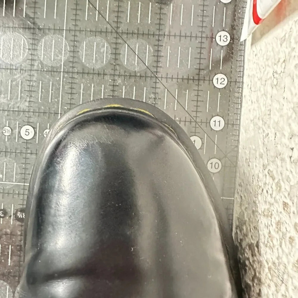 Dr Martens 1461 Women Size 9 Black Smooth Leather Platform Lace Up Derby Shoes